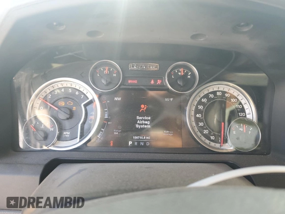 2014 Ram 1500 Big Horn с VIN 1C6RR6LT4ES258711, выставлен на аукционе Copart как лот 55939115 с пробегом 156 715 миль миль и Списание • Salvage title. История ставок и продаж доступна на DreamBid. Изображение 9.