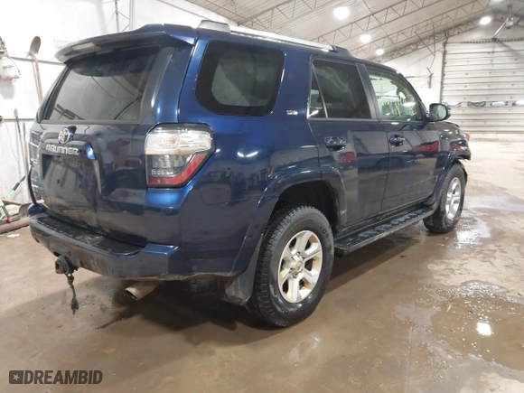 2019 Toyota 4Runner SR5 with VIN JTEBU5JR3K5649591, listed as a IAAI auction lot 41674778 with 67,301 mi miles. Bid and sale history available at carsss.com. Image 4.