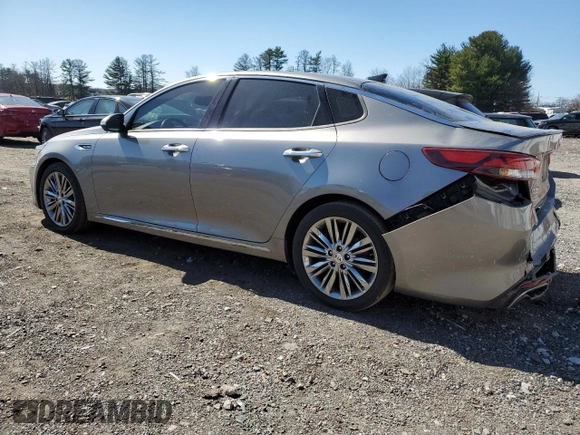 2018 Kia Optima SX with VIN 5XXGV4L21JG239044, listed as a Copart auction lot 50591675 with 183,071 mi miles and Salvage title. Bid and sale history available at DreamBid. Image 2.