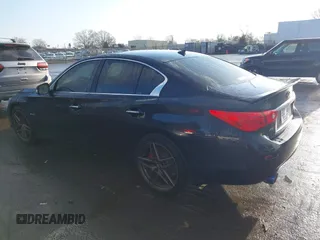 2017 Infiniti Q50 Red Sport 400 with VIN JN1FV7AR1HM871708, listed as a IAAI auction lot 41426763 with 92,582 mi miles. Bid and sale history available at carsss.com. Image 14.