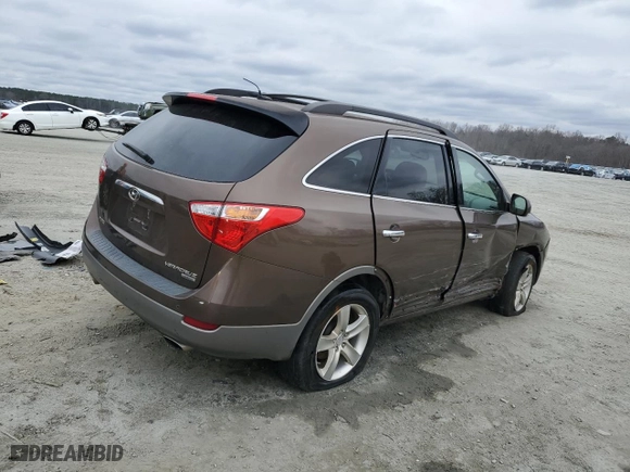 2010 Hyundai Veracruz Limited with VIN KM8NU4CCXAU136908, listed as a Copart auction lot 43154965 with 259,716 mi miles and Salvage Title. Bid and sale history available at carsss.com. Image 3.
