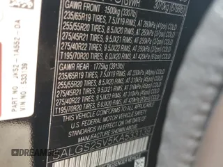 2019 Land Rover Range Rover HSE z VIN SALGS2SV5KA533139, wystawiony jako Copart lot #59111925 z przebiegiem 49 240 mil mil oraz Szkoda całkowita • Salvage title. Historia ofert i sprzedaży dostępna na DreamBid. Obrazek 13.