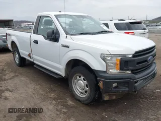 2018 Ford F-150 XL with VIN 1FTNF1E53JKC23766, listed as a IAAI auction lot 41149145 with 301,176 mi miles and . Bid and sale history available at DreamBid. Image 1.