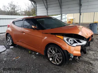 2015 Hyundai Veloster RE:FLEX with VIN KMHTC6AD5FU222524, listed as a Copart auction lot 44728055 with 119,197 mi miles and Salvage Title. Bid and sale history available at carsss.com. Image 4.