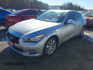 2017 Infiniti Q50 Premium with VIN JN1EV7AR0HM833138, listed as a IAAI auction lot 41464524 with 150,210 mi miles and . Bid and sale history available at DreamBid. Image 2.