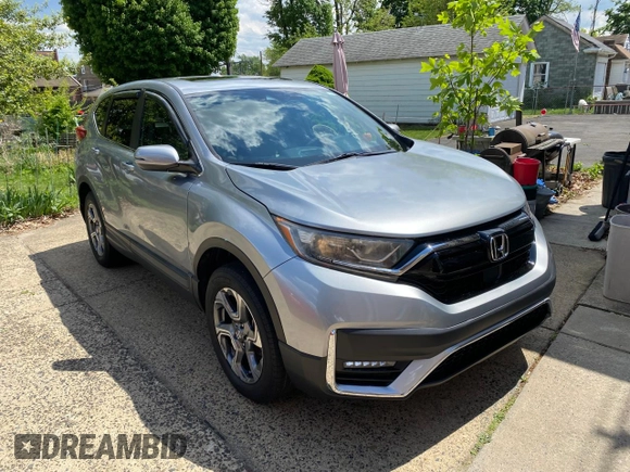 2017 Honda CR-V EX with VIN 2HKRW2H56HH604121, listed as a Copart auction lot 55801885 with 151,812 mi miles and Clean Title. Bid and sale history available at carsss.com. Image 1.