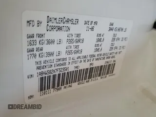 2007 Chrysler Aspen Limited z VIN 1A8HW582X7F523501, wystawiony jako Copart lot #54891835 z przebiegiem 204 099 mil mil oraz Szkoda całkowita • Salvage title. Historia ofert i sprzedaży dostępna na DreamBid. Obrazek 13.