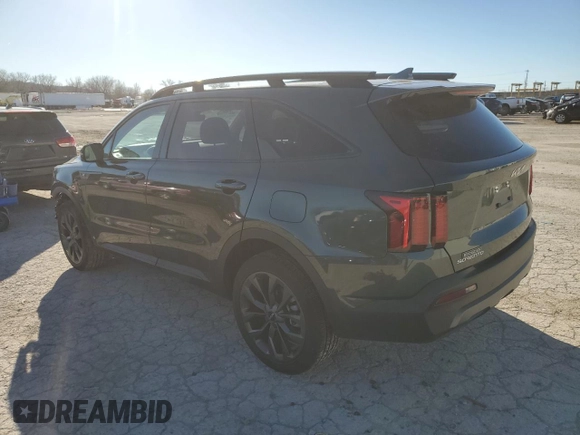2023 Kia Sorento X-Line EX with VIN 5XYRHDLF2PG201149, listed as a Copart auction lot 83490124 with 8,465 mi miles and Salvage Title. Bid and sale history available at carsss.com. Image 2.