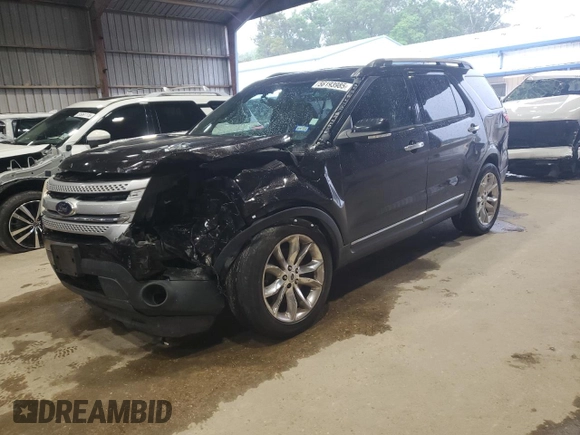 2013 Ford Explorer XLT with VIN 1FM5K7D80DGB26490, listed as a Copart auction lot 56193985 with 155,034 mi miles and Salvage title. Bid and sale history available at DreamBid. Image 1.