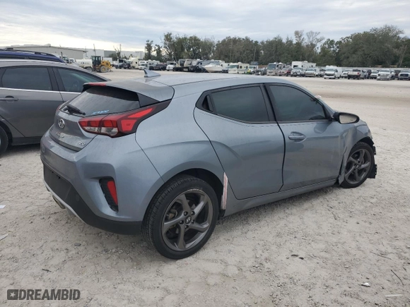 2019 Hyundai Veloster 2.0 Premium with VIN KMHTG6AF1KU014835, listed as a Copart auction lot 88543875 with 0 mi miles and Non Repairable. Bid and sale history available at carsss.com. Image 3.