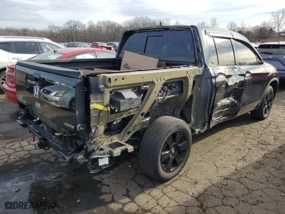 2020 Honda Ridgeline Black Edition with VIN 5FPYK3F87LB022134, listed as a Copart auction lot 82540434 with 36,662 mi miles and Salvage Title. Bid and sale history available at carsss.com. Image 3.