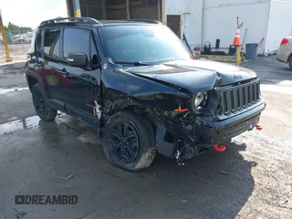 2018 Jeep Renegade Trailhawk with VIN ZACCJBCB4JPH13742, listed as a IAAI auction lot 42452388 with 60,897 mi miles and . Bid and sale history available at DreamBid. Image 6.