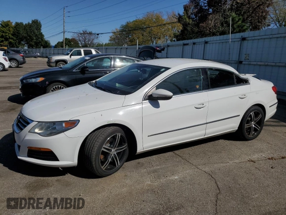 2012 Volkswagen CC Sport PZEV with VIN WVWMP7AN5CE521660, listed as a Copart auction lot 75190794 with 128,416 mi miles and Salvage Title. Bid and sale history available at carsss.com. Image 1.
