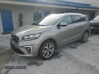 2019 Kia Sorento SX V6 with VIN 5XYPKDA59KG505820, listed as a Copart auction lot 42250135 with 59,097 mi miles and Salvage Title. Bid and sale history available at carsss.com. Image 1.