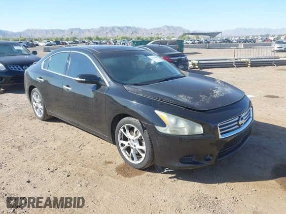 2012 Nissan Maxima SV with VIN 1N4AA5APXCC804261, listed as a IAAI auction lot 42176845 with 203,820 mi miles and . Bid and sale history available at DreamBid. Image 1.