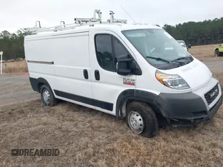 2020 Ram ProMaster Cargo with VIN 3C6TRVAG3LE138212, listed as a IAAI auction lot 41445151 with 65,251 mi miles and . Bid and sale history available at DreamBid. Image 1.