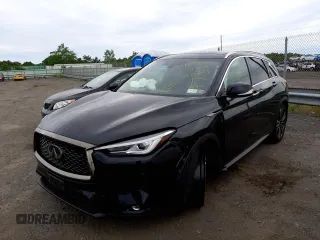 2021 Infiniti QX50 LUXE with VIN 3PCAJ5BB5MF116881, listed as a Copart auction lot 48770602 with 4,184 mi miles. Bid and sale history available at carsss.com. Image 2.