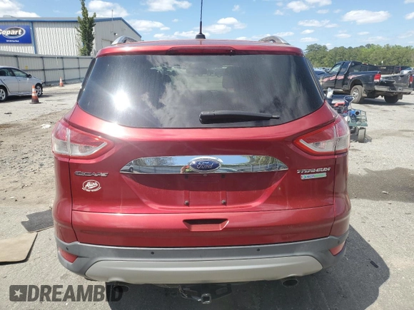 2014 Ford Escape Titanium with VIN 1FMCU0JXXEUD13856, listed as a Copart auction lot 52450165 with 116,183 mi miles and Clean Title. Bid and sale history available at carsss.com. Image 6.