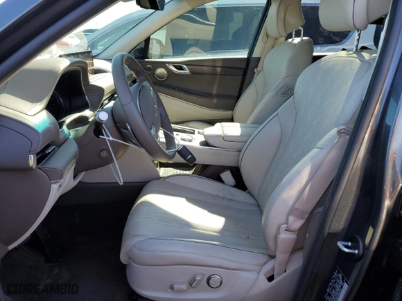 2022 Genesis GV80 with VIN KMUHBDSB6NU094756, listed as a Copart auction lot 86864624 with 23,345 mi miles and Salvage Title. Bid and sale history available at carsss.com. Image 7.