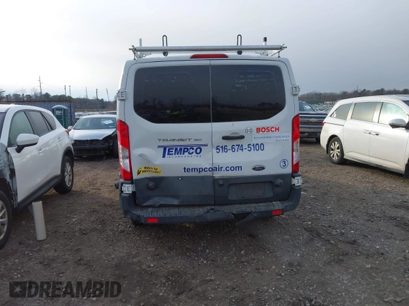 2016 Ford Transit Cargo with VIN 1FTYE9ZM8GKB22179, listed as a IAAI auction lot 41293587 with 105,232 mi miles and . Bid and sale history available at carsss.com. Image 16.