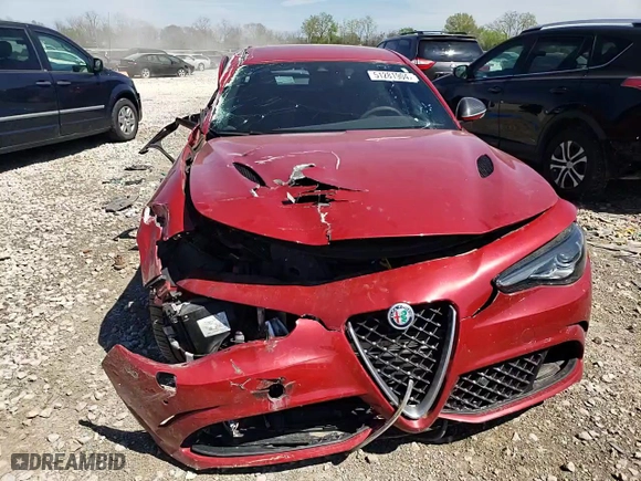 2017 Alfa Romeo Giulia Quadrifoglio with VIN ZARFAEAV2H7553188, listed as a Copart auction lot 51281904 with 32,432 mi miles. Bid and sale history available at carsss.com. Image 10.