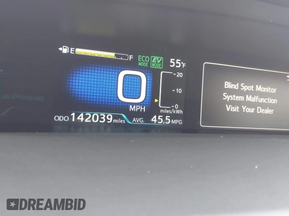 2017 Toyota Prius Plus with VIN JTDKARFP3H3065448, listed as a IAAI auction lot 41937110 with 142,039 mi miles and . Bid and sale history available at DreamBid. Image 15.