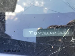 2023 Tesla Model 3 with VIN 5YJ3E1EA8PF626090, listed as a Copart auction lot 56892915 with Not provided miles and Salvage title. Bid and sale history available at DreamBid. Image 12.