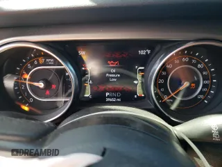 2020 Jeep Wrangler Sport with VIN 1C4GJXAG7LW274054, listed as a Copart auction lot 59922124 with 39,652 mi miles and Salvage title. Bid and sale history available at DreamBid. Image 9.