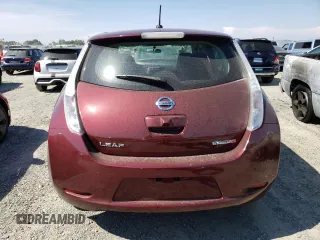 2017 Nissan LEAF SL with VIN 1N4BZ0CPXHC307411, listed as a Copart auction lot 57382653 with 48,872 mi miles. Bid and sale history available at carsss.com. Image 6.