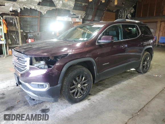 2017 GMC Acadia SLT with VIN 1GKKNULS8HZ223039, listed as a Copart auction lot 59503255 with 186,577 mi miles and Salvage title. Bid and sale history available at DreamBid. Image 1.