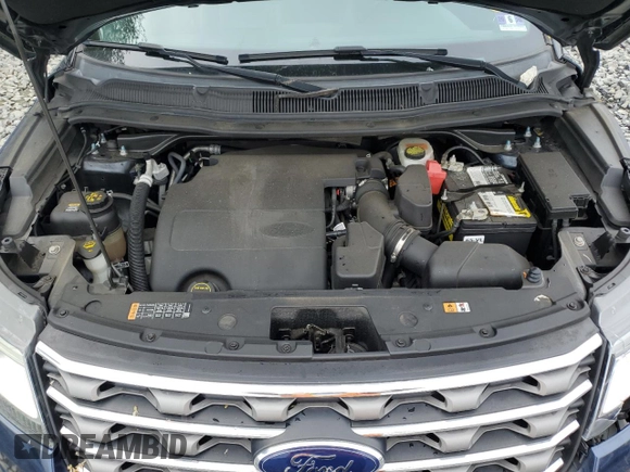 2017 Ford Explorer XLT with VIN 1FM5K8D85HGA83468, listed as a Copart auction lot 57416305 with 63,063 mi miles and Salvage title. Bid and sale history available at DreamBid. Image 12.