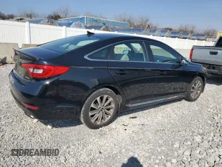 2015 Hyundai Sonata Sport with VIN 5NPE34AF9FH093247, listed as a Copart auction lot 47123355 with 106,105 mi miles and Clean title. Bid and sale history available at DreamBid. Image 3.