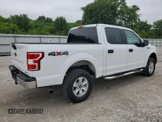 2020 Ford F-150 XL with VIN 1FTEW1E43LKD42136, listed as a Copart auction lot 59444145 with 142,294 mi miles and Salvage title. Bid and sale history available at DreamBid. Image 3.