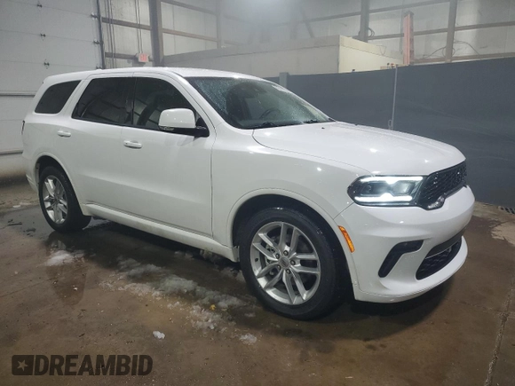 2022 Dodge Durango GT Plus with VIN 1C4RDHDGXNC218311, listed as a Copart auction lot 88631875 with 55,382 mi miles and Clean Title. Bid and sale history available at DreamBid. Image 4.
