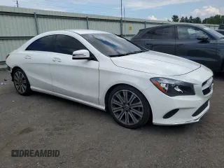 2018 Mercedes-Benz CLA with VIN WDDSJ4GB5JN668648, listed as a Copart auction lot 62578783 with 51,573 mi miles. Bid and sale history available at carsss.com. Image 4.