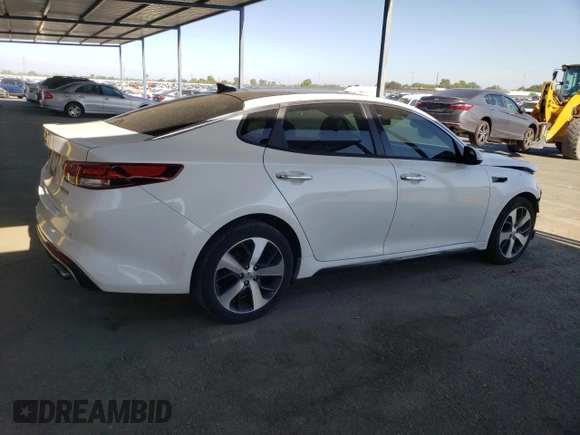 2018 Kia Optima SX with VIN 5XXGW4L29JG187515, listed as a Copart auction lot 56281485 with 179,355 mi miles and Salvage title. Bid and sale history available at DreamBid. Image 3.