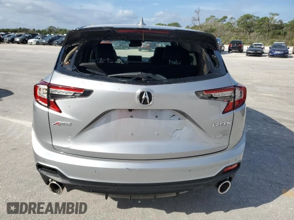 2024 Acura RDX w/A-Spec Advance Package with VIN 5J8TC2H83RL015602, listed as a Copart auction lot 75796424 with 11,217 mi miles and Salvage Title. Bid and sale history available at carsss.com. Image 6.