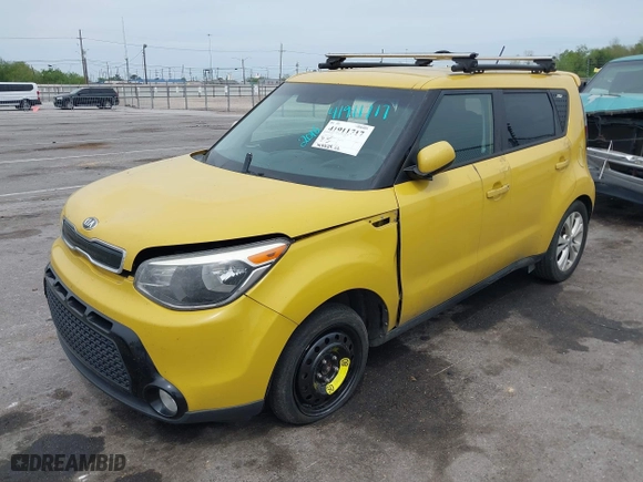 2016 Kia Soul + with VIN KNDJP3A57G7293103, listed as a IAAI auction lot 41911717 with 158,824 mi miles. Bid and sale history available at carsss.com. Image 6.