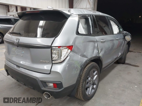 2023 Honda Passport EX-L with VIN 5FNYF8H56PB025612, listed as a IAAI auction lot 41937956 with 31,065 mi miles and . Bid and sale history available at DreamBid. Image 4.