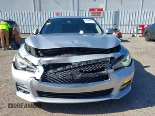 2015 Infiniti Q50 with VIN JN1BV7AR3FM405659, listed as a IAAI auction lot 41949596 with 101,196 mi miles and . Bid and sale history available at DreamBid. Image 12.