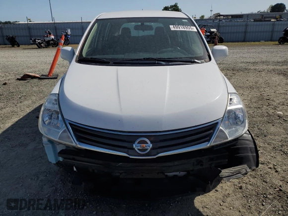 2012 Nissan Versa S with VIN 3N1BC1CPXCL363091, listed as a Copart auction lot 49918955 with 115,348 mi miles and Salvage Title. Bid and sale history available at carsss.com. Image 5.