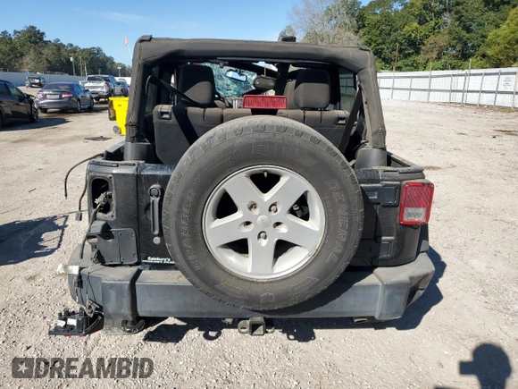 2018 Jeep Wrangler JK Unlimited Sport S with VIN 1C4BJWDG9JL884536, listed as a Copart auction lot 76707124 with 169,277 mi miles and Salvage Title. Bid and sale history available at carsss.com. Image 6.