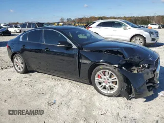2017 Jaguar XE 25t Premium with VIN SAJAD4BG1HA966889, listed as a Copart auction lot 81849404 with 77,086 mi miles and Salvage Title. Bid and sale history available at carsss.com. Image 4.