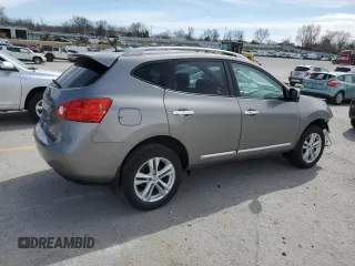 2012 Nissan Rogue S with VIN JN8AS5MT7CW286872, listed as a Copart auction lot 47733975 with 198,168 mi miles and Salvage Title. Bid and sale history available at DreamBid. Image 3.
