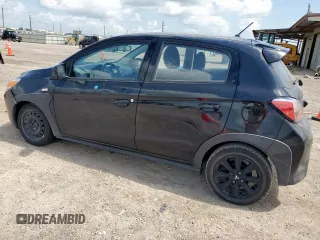 2024 Mitsubishi Mirage Black Edition with VIN ML32AWHJ8RH005115, listed as a Copart auction lot 61952585 with 30,764 mi miles and Clean title. Bid and sale history available at DreamBid. Image 2.