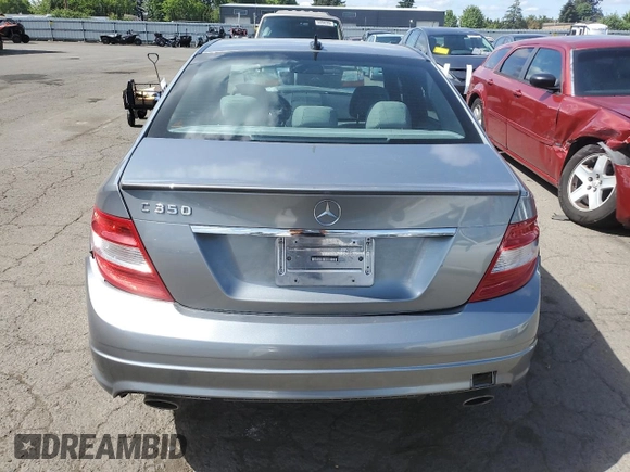 2008 Mercedes-Benz C 350 Sport with VIN WDDGF56X78F155772, listed as a Copart auction lot 55362405 with 117,260 mi miles and Salvage title. Bid and sale history available at DreamBid. Image 6.