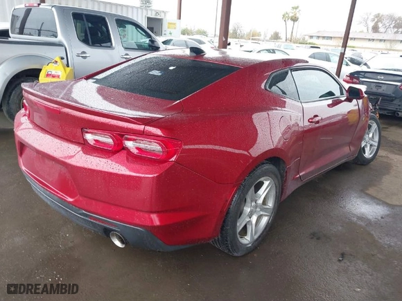 2021 Chevrolet Camaro 1LT with VIN 1G1FB1RXXM0123118, listed as a IAAI auction lot 41550215 with 41108 miles. Bid and sale history available at carsss.com. Image 4.