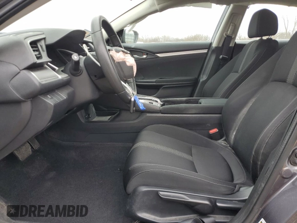 2016 Honda Civic EX with VIN 19XFC2F73GE091722, listed as a Copart auction lot 51637745 with 83,712 mi miles and Salvage Title. Bid and sale history available at DreamBid. Image 7.