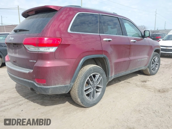 2019 Jeep Grand Cherokee Limited X with VIN 1C4RJFBGXKC620812, listed as a IAAI auction lot 41776960 with 67,251 mi miles and . Bid and sale history available at DreamBid. Image 4.
