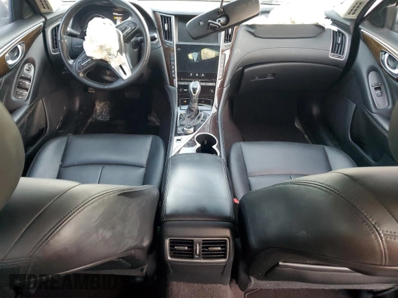 2019 Infiniti Q50 3.0t Signature Edition with VIN JN1EV7AP0KM515302, listed as a Copart auction lot 88925315 with 94,950 mi miles and Salvage Title. Bid and sale history available at carsss.com. Image 8.